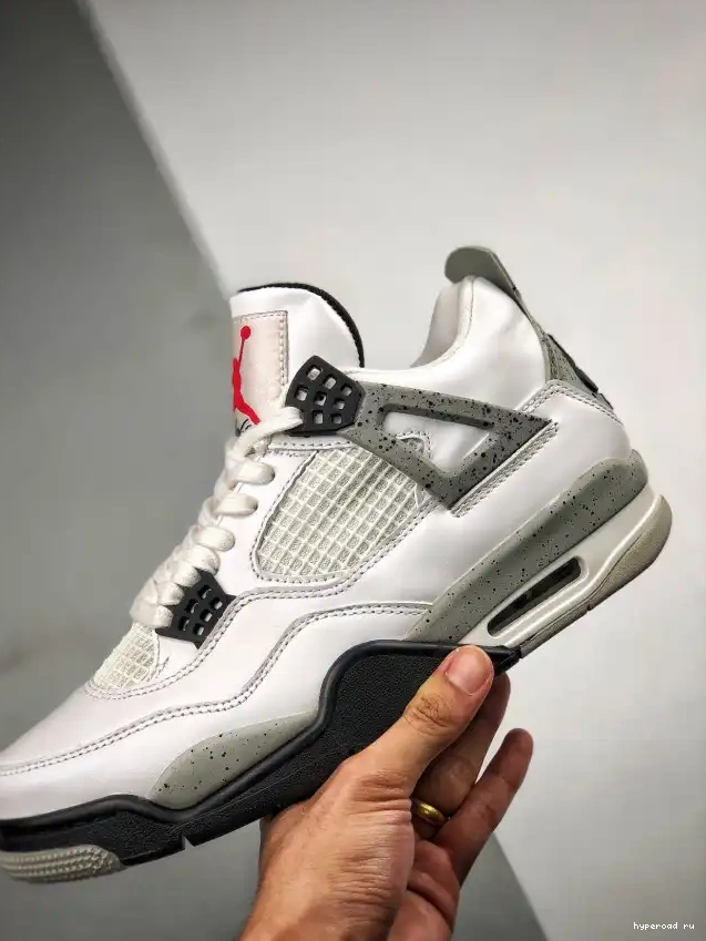 OG Air White (nike) Cement 4 Jordan 840606-192 0417